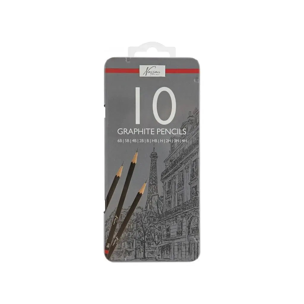 Grafiet Potloden Set – 10 stuks - Knutseltoppers