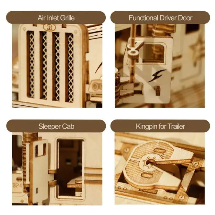 Houten Puzzel 3D – Vrachtwagen - Knutseltoppers