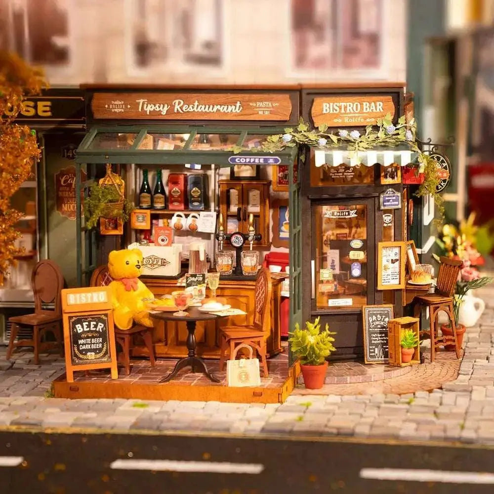 Miniatuurhuisje – Tipsy Restaurant - Knutseltoppers