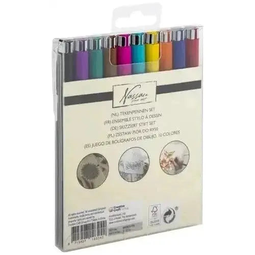 Nassau Gekleurde Fineliners - Knutseltoppers
