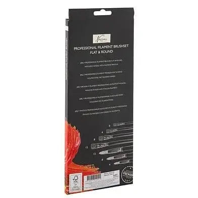 Nassau Nylon Penselen Set – 10 - delig - Knutseltoppers