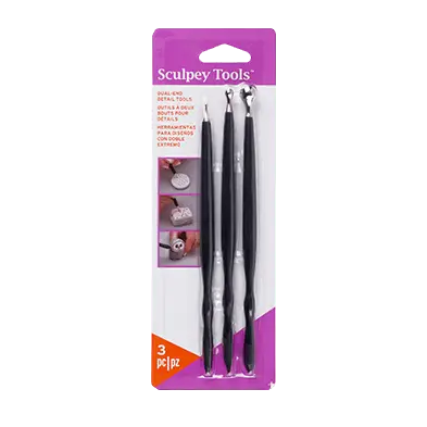 Sculpey Dual End Tools, set van 3 - Knutseltoppers
