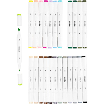 Alcoholstiften - Pastelkleuren – 24 stuks Knutseltoppers