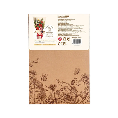 Houten Puzzel 3D - Kamille - Knutseltoppers