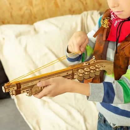 Houten Puzzel 3D - Shotgun - Knutseltoppers