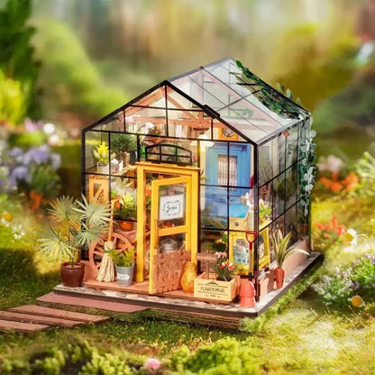 Miniatuurhuisje – Bloemenwinkel - Knutseltoppers