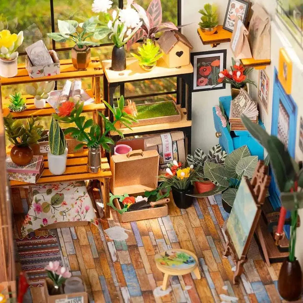 Miniatuurhuisje – Bloemenwinkel - Knutseltoppers