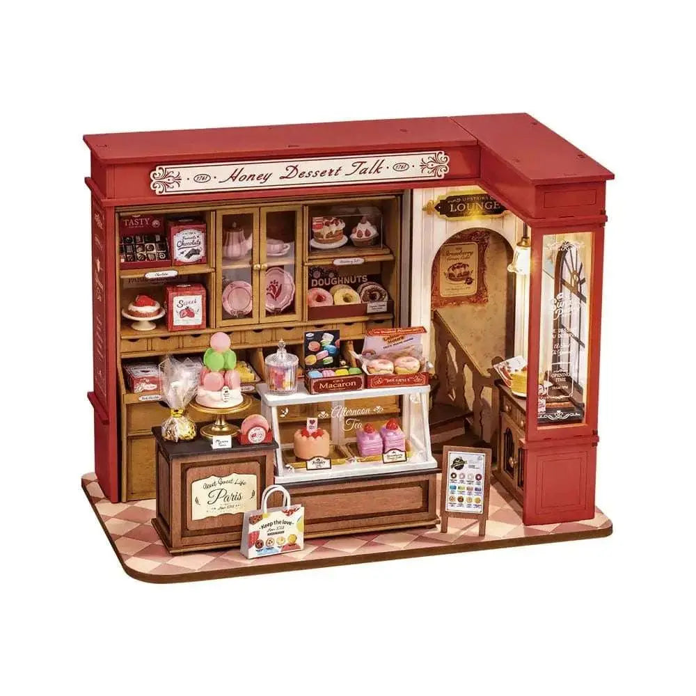 Miniatuurhuisje – Honing Dessert Café - Knutseltoppers