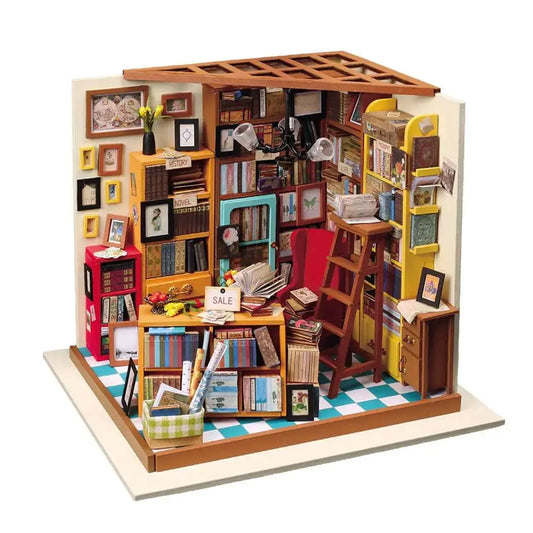 Miniatuurhuisje – Study Bibliotheek - Knutseltoppers