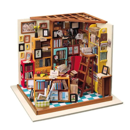 Miniatuurhuisje – Study Bibliotheek - Knutseltoppers