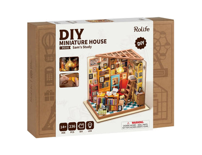 Miniatuurhuisje – Study Bibliotheek - Knutseltoppers