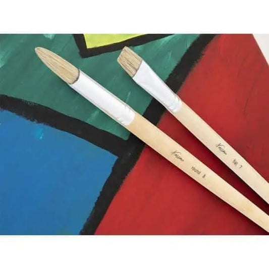 Nassau Plat en Rond Penselenset – 12 - delig - Knutseltoppers