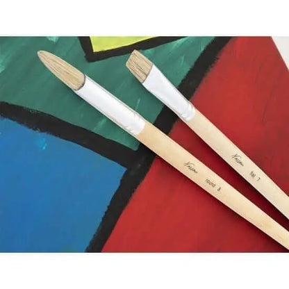 Nassau Plat en Rond Penselenset – 12 - delig - Knutseltoppers