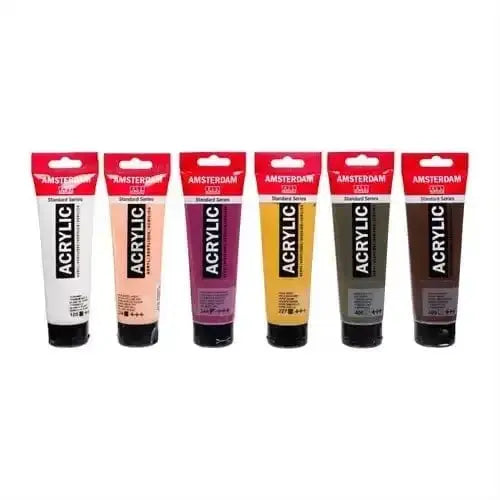 Royal Talens Amsterdam Acrylverf Set 6x120 ml - 'Portret' - Knutseltoppers