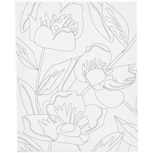 Schildercanvas met print - Rozen - Knutseltoppers